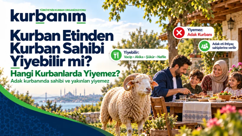 Kurban Etinden Kurban Sahibi Yiyebilir mi? Hangi Kurbanlarda Yiyemez?